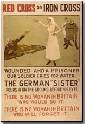 ¿Cruz Roja o Cruz de Hierro? Cartel  publicitario denunciando el trato de los prisioneros aliados por parte de la Cruz Roja Alemana. Ampliar imagen