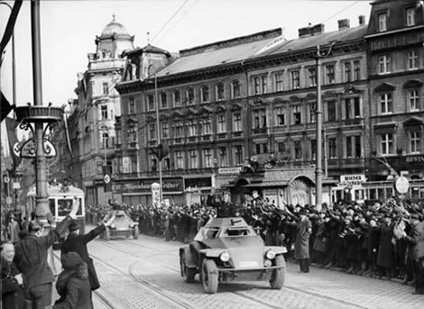 Entrada en Viena de tropas alemanas