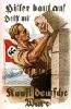Cartel estimulando la autarquía. LEYENDA: "Hitler está construyendo. Ayúdale. Compra productos alemanes". Ampliar imagen