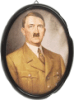 Retrato de adolfo Hitler, muy difundido por los hogares alemanes. Ampliar imagen