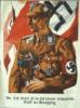 Poster alusivo a las SA nazis, cuerpo paramilitar que sirvió de fuerza de choque al Partido Nacional Socialista. Ampliar imagen