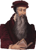 John Knox, predicador reformista, fundador de la Iglesia Presbiteriana escocesa, opuesta a la Iglesia Católica. Ampliar imagen