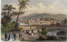 Vista de Calcuta (India) en el siglo XIX. Ampliar imagen