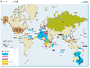 Mapa del mundo en 1914.  Ir a  Cartoteca del CNICE