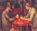 Cezanne. Jugadores de cartas. Ampliar imagen