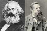 Carlos Marx y su colaborador y amigo Federico Engels. Ampliar imagen