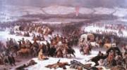 Campaña de Rusia. Napoleón derrotado en el río Beresina (1812). Ampliar imagen