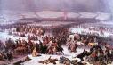 La campaña de Rusia supuso un duro descalabro para las tropas de Napoleón que fueron sorprendidas por el duro invierno. Las pérdidas de su ejército fueron enormes. Ampliar imagen